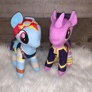 My Little Pony Twilight Sparkle & Rainbow Dash Pirate Pony Hasbro 2016 Stuffed A